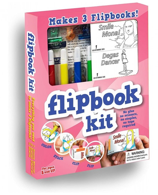Make-Your-Own-Flipbooks - Art: Mona Lisa and Degas Dancer $30.05 Craft Kits