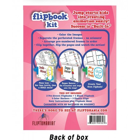 Make-Your-Own-Flipbooks - Art: Mona Lisa and Degas Dancer $30.05 Craft Kits