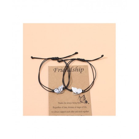 Matching Butterfly Bracelets for Women Girls BFF Bracelets for 2 Best Friend Bracelets Long Distance Friendship Bracelets Bes...