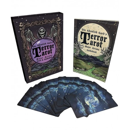Terror Tarot - 22 Card Major Arcana Tarot Card Deck and Guidebook $58.63 Fortune Telling Toys