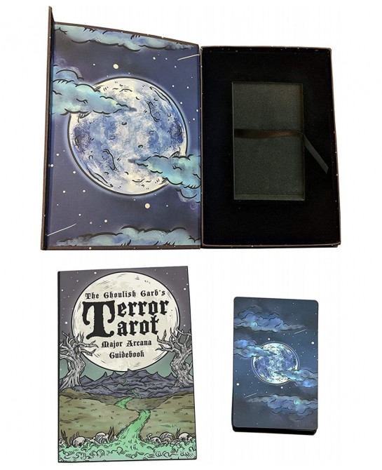 Terror Tarot - 22 Card Major Arcana Tarot Card Deck and Guidebook $58.63 Fortune Telling Toys