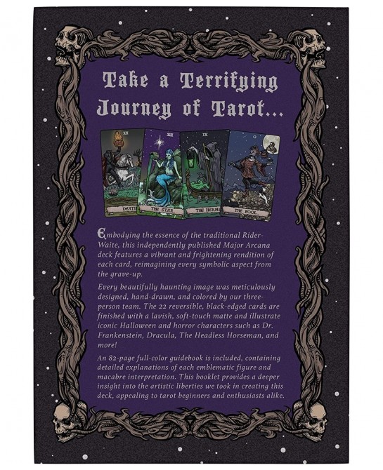 Terror Tarot - 22 Card Major Arcana Tarot Card Deck and Guidebook $58.63 Fortune Telling Toys