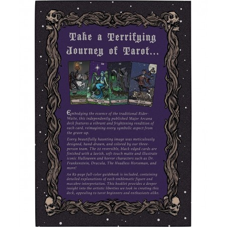 Terror Tarot - 22 Card Major Arcana Tarot Card Deck and Guidebook $58.63 Fortune Telling Toys