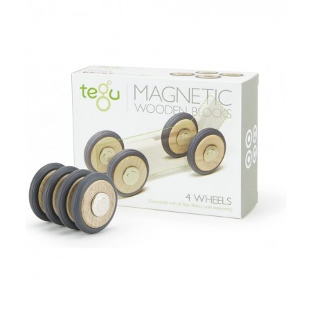 4 Pack Magnetic Wooden Wheels $30.42 Magnet Toys