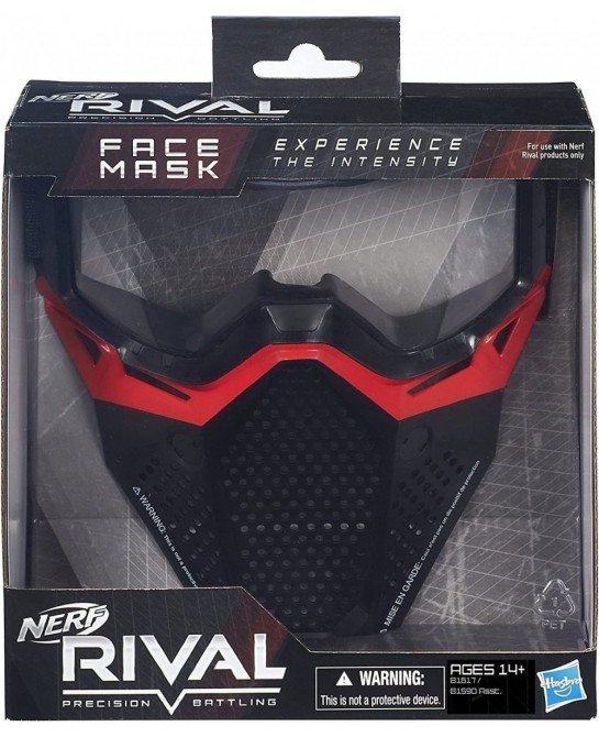 Rival Face Mask (Red) 3.19'' x 9.76'' $55.56 Toy Foam Blasters & Guns