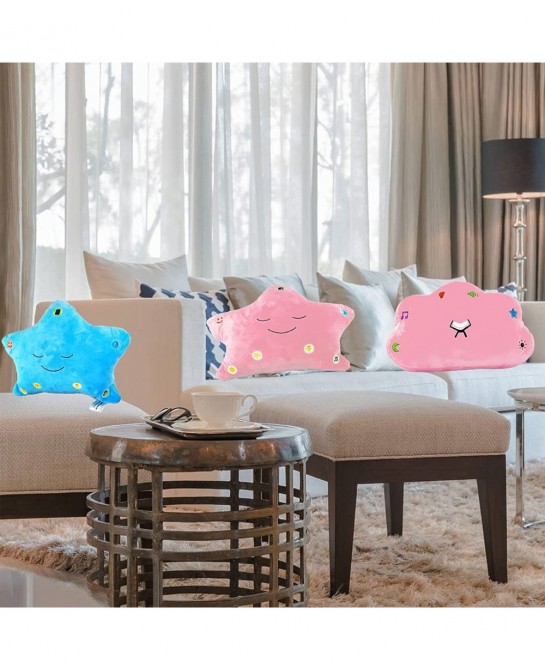 Plush Quran Pillows for Kids - Plushed Stuffed Quran Pillow for Kids with Light & Sound Twinkle Star Glowing Quran Pillow wit...