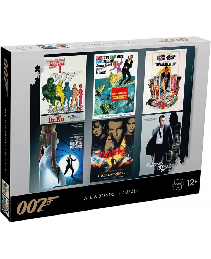 Top Trump 007 Bond All Six Bonds - One Puzzle 1000pc $33.41 Jigsaw Puzzles