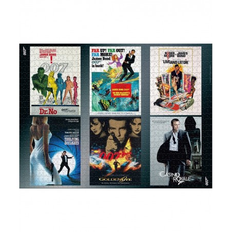 Top Trump 007 Bond All Six Bonds - One Puzzle 1000pc $33.41 Jigsaw Puzzles
