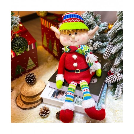 Red Elf Plush Christmas Stuffed Toys Adorable 18 Inches Girl Elves Holiday Xmas Characters for Family Home Party Decoration $...