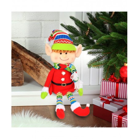 Red Elf Plush Christmas Stuffed Toys Adorable 18 Inches Girl Elves Holiday Xmas Characters for Family Home Party Decoration $...