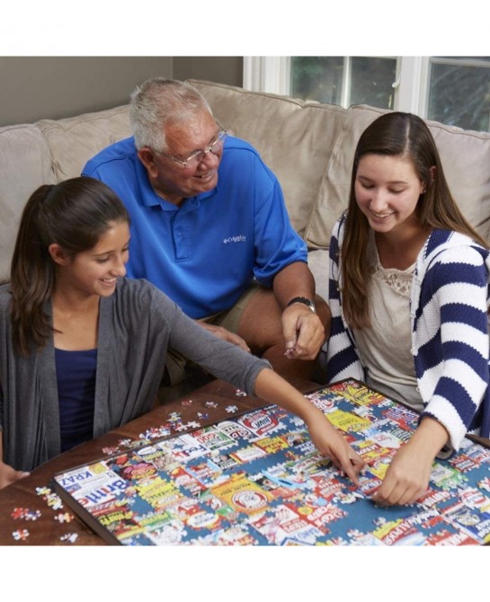 Puzzles Lakeside Cabin 1000 Piece Jigsaw Puzzle $35.17 Jigsaw Puzzles