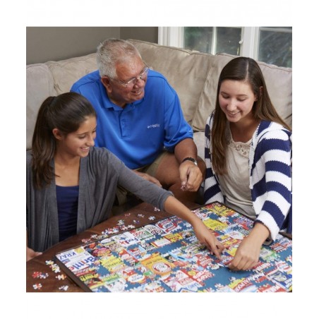 Puzzles Lakeside Cabin 1000 Piece Jigsaw Puzzle $35.17 Jigsaw Puzzles
