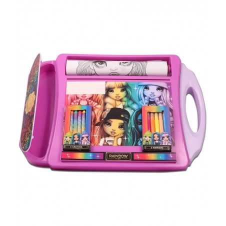 Classic Disney Art Roller Lap Desk Set for Kids 3 Pc Bundle with Roll-Out Art Set 200+ Stickers and More $34.38 Craft Kits