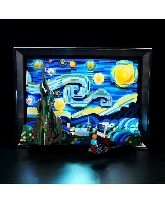 Led Light Kit for Lego 21333 Starry Night Light (Not Model Set) Lighting Kit Compatible with Lego 21333 Bricks Toy Creative D...