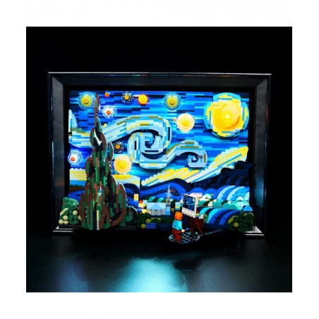 Led Light Kit for Lego 21333 Starry Night Light (Not Model Set) Lighting Kit Compatible with Lego 21333 Bricks Toy Creative D...