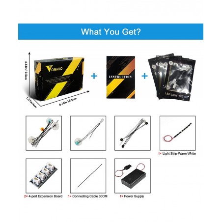 Led Light Kit for Lego 21333 Starry Night Light (Not Model Set) Lighting Kit Compatible with Lego 21333 Bricks Toy Creative D...