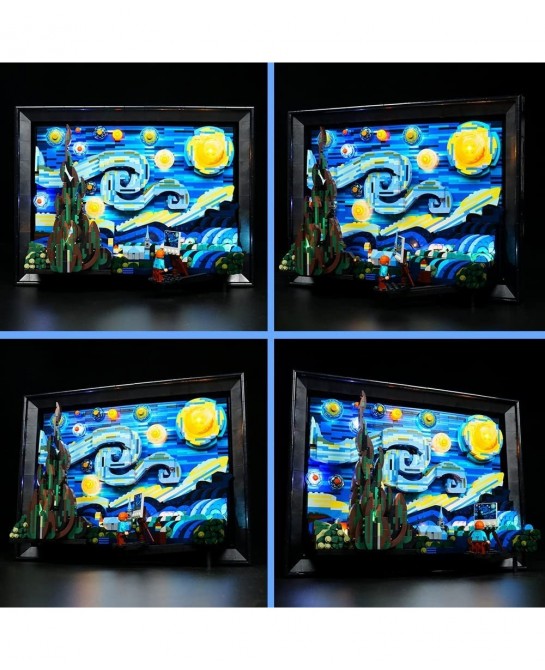Led Light Kit for Lego 21333 Starry Night Light (Not Model Set) Lighting Kit Compatible with Lego 21333 Bricks Toy Creative D...
