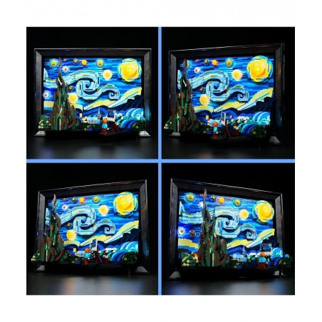 Led Light Kit for Lego 21333 Starry Night Light (Not Model Set) Lighting Kit Compatible with Lego 21333 Bricks Toy Creative D...