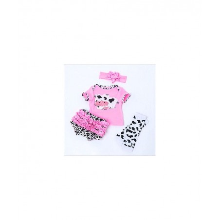 Reborn Baby Dolls Clothes Girl Pink Outfits for 20"- 22" Reborn Doll Baby Girl Clothing $30.75 Dolls