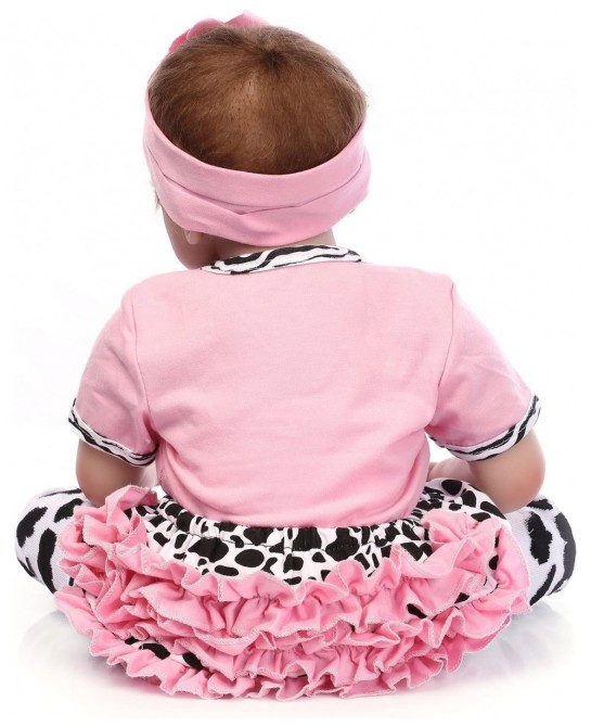 Reborn Baby Dolls Clothes Girl Pink Outfits for 20"- 22" Reborn Doll Baby Girl Clothing $30.75 Dolls