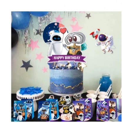 12pcs Robot Party Favor Gift Bags for Robot Birthday Party Decorations Supplies $24.65 Kids' Party Favor Sets