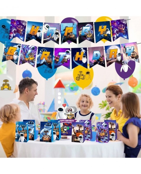 12pcs Robot Party Favor Gift Bags for Robot Birthday Party Decorations Supplies $24.65 Kids' Party Favor Sets