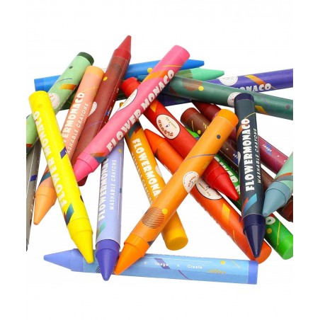 Large Crayons for Kids Ages 2-4 36 Colors Nontoxic Crayons for Toddlers Easy to Hold Washable Toddler Crayons Safe for Babies...