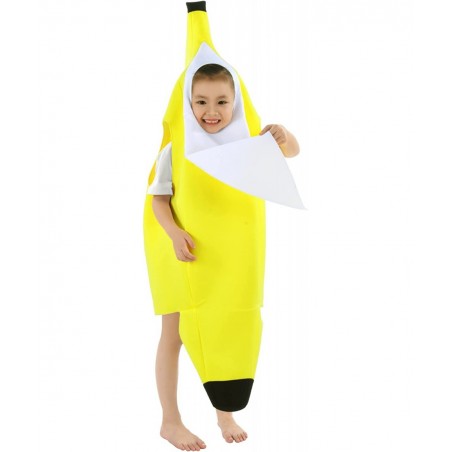 Banana Costume for Kids Boys Girls Toddler Cute Fruit Halloween Costume Outfit $24.52 Kids' Costumes