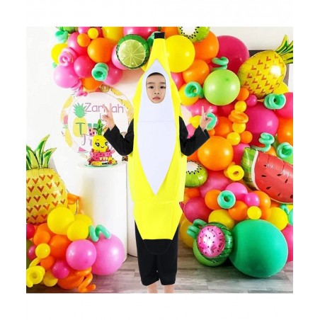 Banana Costume for Kids Boys Girls Toddler Cute Fruit Halloween Costume Outfit $24.52 Kids' Costumes