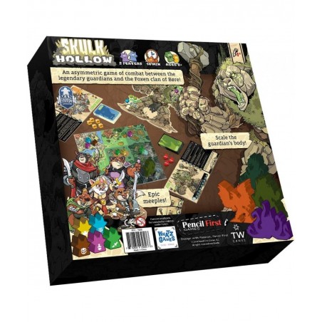 Skulk Hollow Board Game – an Asymmetric Tactics Game of Giant Guardians and Clever Foxes for 2 Players $77.76 Board Games