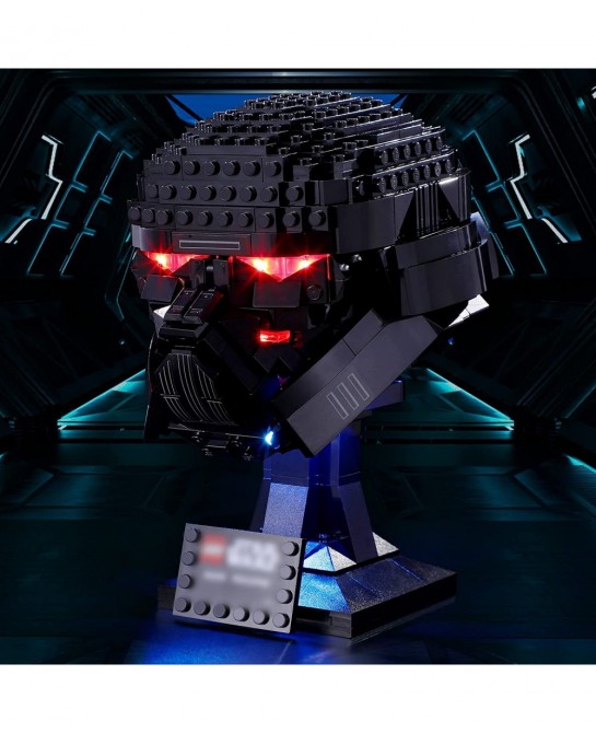 LED Light for Lego 75343 Star Wars Dark Trooper Helmet Model Design and Configuration Compatible with Model 75343 (LED Light ...