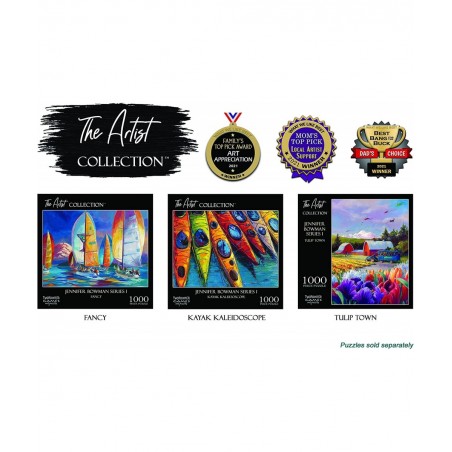 Nearly Impossible 1000 Piece Difficult Jigsaw Puzzle Featuring Licensed Sailboat Artwork Fancy - Hardest Challenging Puzzles ...