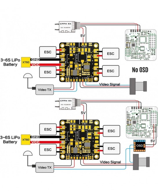 Matek V3.1 PDB Power Distribution Board with BEC 5V&12V Mini Power Hub for Multicopter Quadcopter $22.28 Hobby RC Quadcopters...