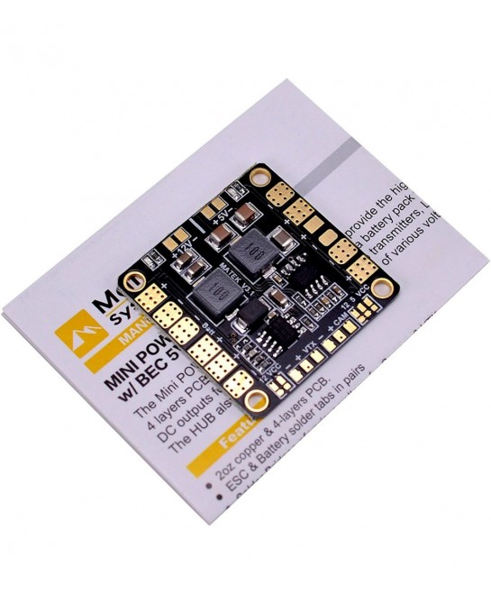 Matek V3.1 PDB Power Distribution Board with BEC 5V&12V Mini Power Hub for Multicopter Quadcopter $22.28 Hobby RC Quadcopters...