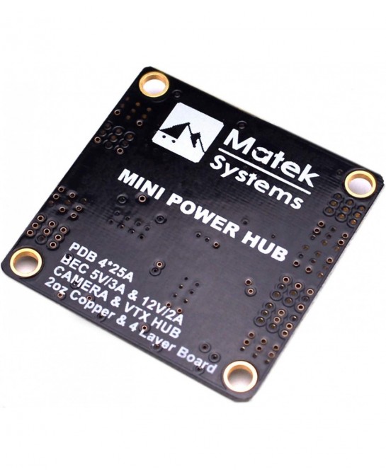 Matek V3.1 PDB Power Distribution Board with BEC 5V&12V Mini Power Hub for Multicopter Quadcopter $22.28 Hobby RC Quadcopters...