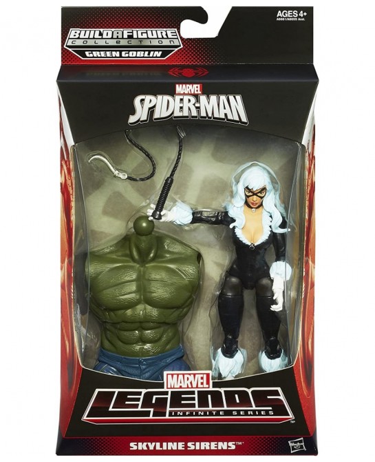 Marvel The Amazing 2 Marvel Legends Infinite Series Skyline Sirens Action Figure Black Cat 6 Inches $84.17 Action Figures