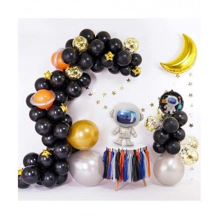 100pcs Balloons Black Latex 10" Pearl Black Balloons Helium Black Balloon for Black Balloon Garland Arch Wedding Birthday Par...
