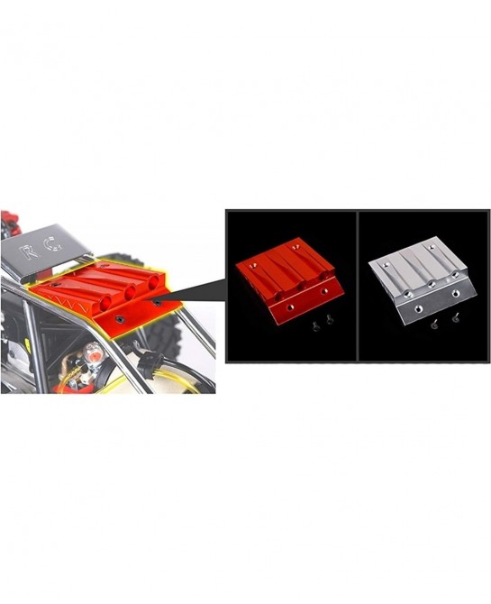 CNC Metal Roof Plate Trim Set Fit for 1/5 HPI ROFUN ROVAN KM Baja 5B 5T 5SC RC CAR Parts car Accessories (Color : Orange) $76...