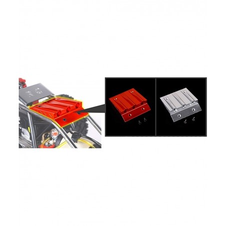 CNC Metal Roof Plate Trim Set Fit for 1/5 HPI ROFUN ROVAN KM Baja 5B 5T 5SC RC CAR Parts car Accessories (Color : Orange) $76...