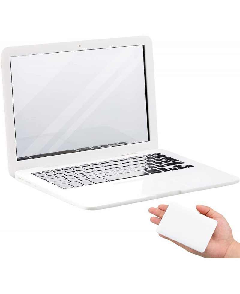 Mini Laptop Mirror for Cat Toy Laptop Cute Pocket Mirror Cat Laptop 3.7 x 2.5 Inch Folding Toy Cat Computer for Dollhouse Pet...