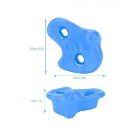 Rock Climbing Holds 10 Pcs Safety Comfortable Climbing Stones Kit with Hardware Fittings for Children Playground $82.92 Play ...