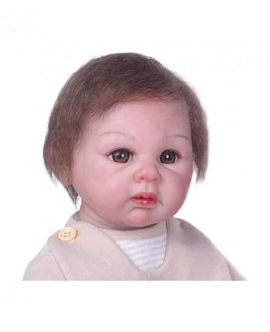 20inch Real Alive Weighted Around 3lbs Reborn Baby 100% Handmade Dolls Painted by Genesis Heat Paint Lifelike Newborn Doll Gi...