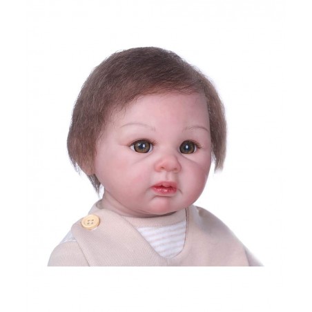 20inch Real Alive Weighted Around 3lbs Reborn Baby 100% Handmade Dolls Painted by Genesis Heat Paint Lifelike Newborn Doll Gi...
