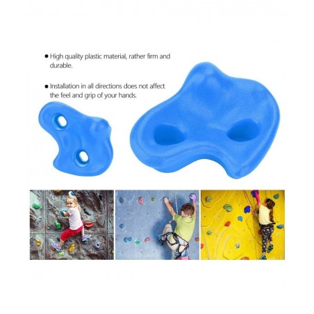 Rock Climbing Holds 10 Pcs Safety Comfortable Climbing Stones Kit with Hardware Fittings for Children Playground $82.92 Play ...