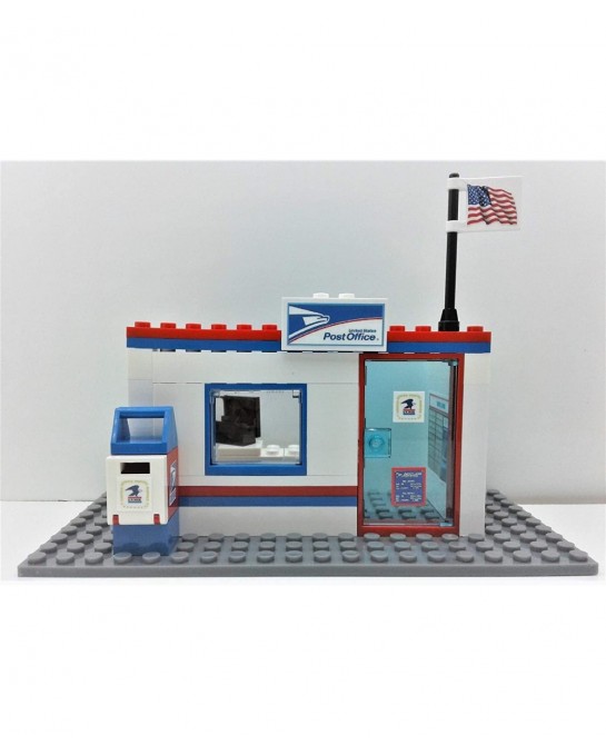 Building Bricks Toys City USPS Postal Service Post Office Mail Delivery Set for Kids MOC Custom. Great Birthday Gift for Kids...