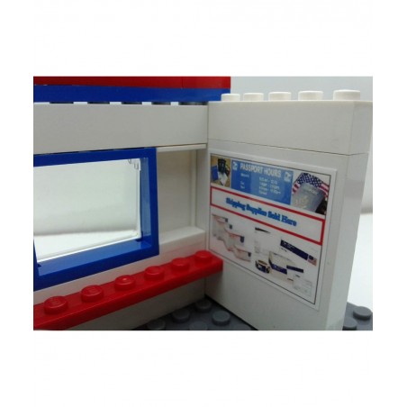 Building Bricks Toys City USPS Postal Service Post Office Mail Delivery Set for Kids MOC Custom. Great Birthday Gift for Kids...