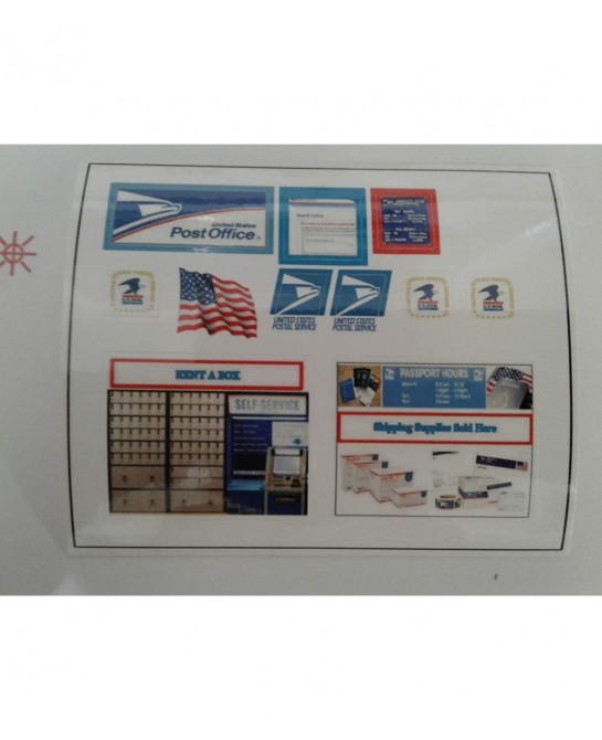 Building Bricks Toys City USPS Postal Service Post Office Mail Delivery Set for Kids MOC Custom. Great Birthday Gift for Kids...