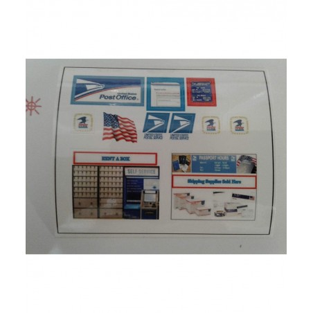 Building Bricks Toys City USPS Postal Service Post Office Mail Delivery Set for Kids MOC Custom. Great Birthday Gift for Kids...