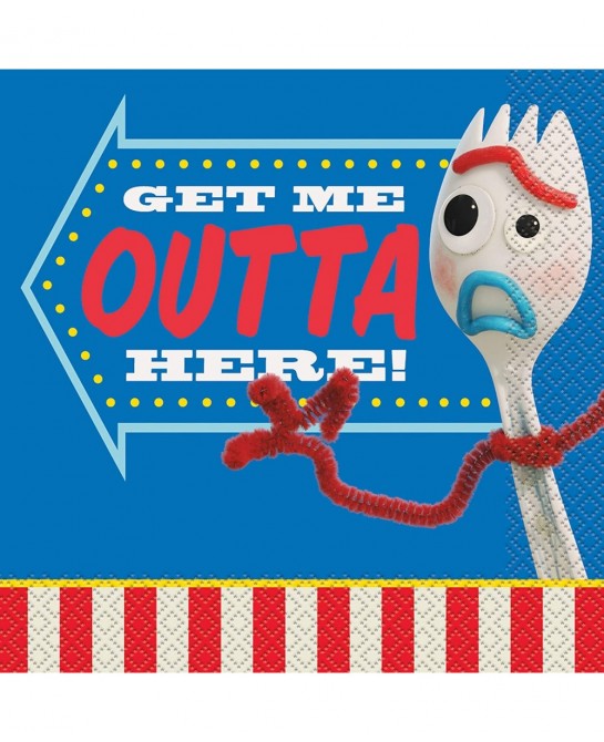 Toy Story 4 Lunch Napkins - 16 per package $14.37 Kids' Party Tableware