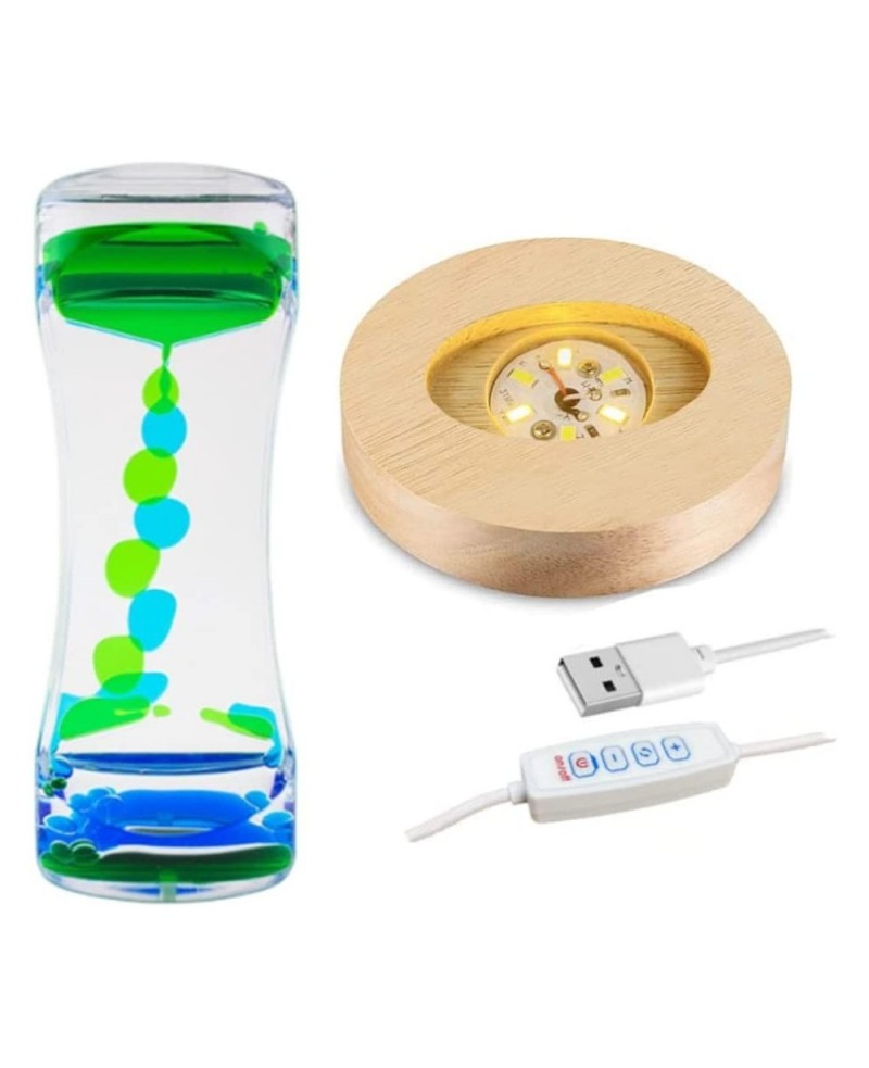 Liquid Motion Bubbler Timer with 3 Colors Art Lamp USB Led Base Sensory Calming Fidget Toys Autism Toys Calm Relaxing Desk To...